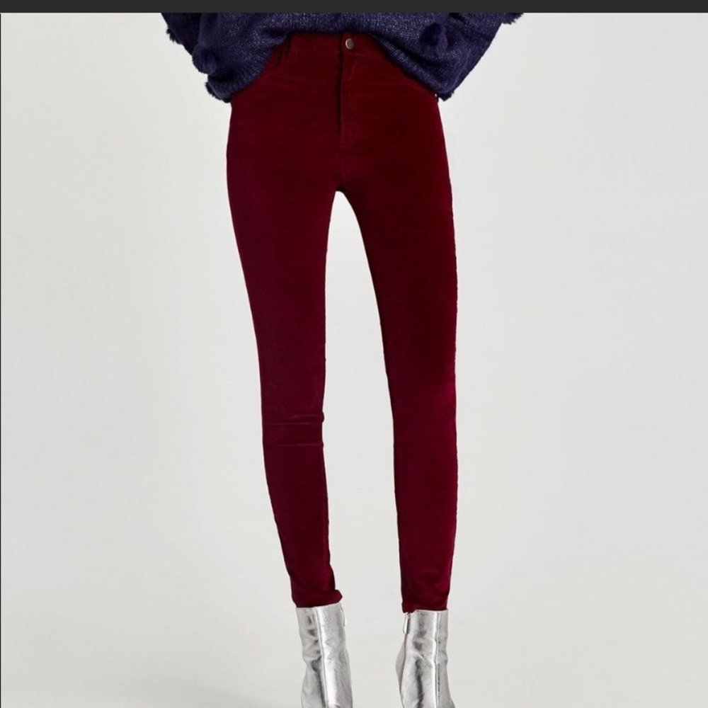 Zara Velvet Jegging